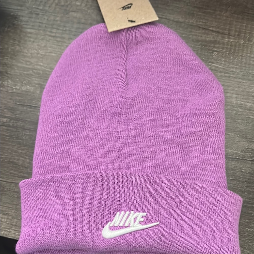 Nike Purple Knit Beanie